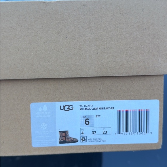 UGG Animal Print Mini Classic Boots - Picture 3 of 3